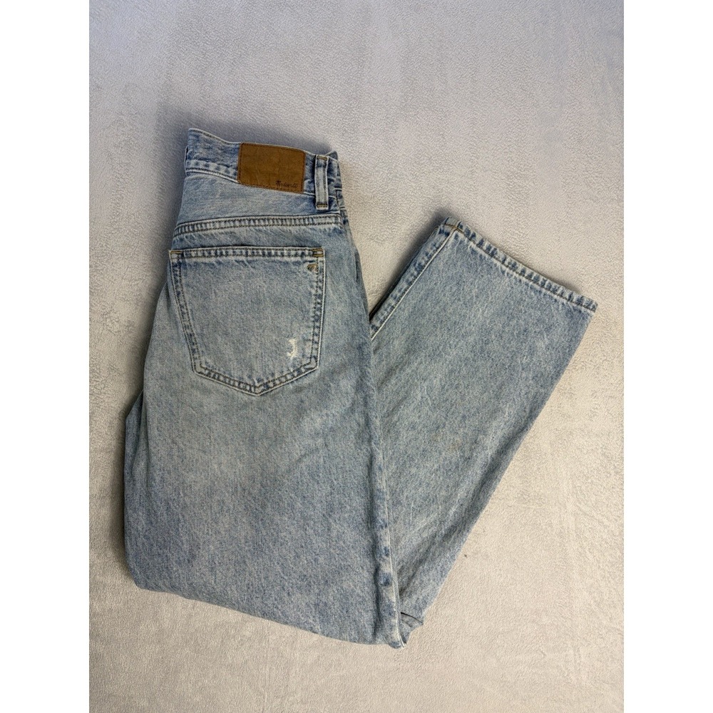 Madewell Jeans Womens 23 Blue Low Slung High Rise Denim See Pic For Flaws‎